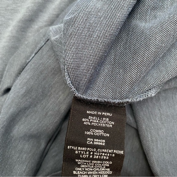 Theory Pima Cotton Pique Band Polo - Picture 13 of 14